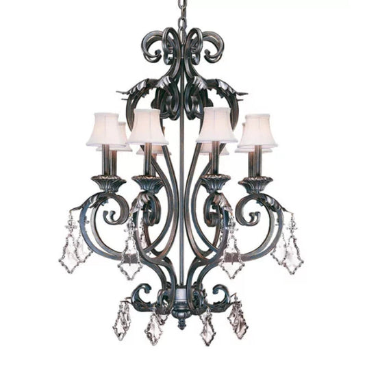2nd Ave Lighting 28″ Wide Josephine 8 Light Chandelier