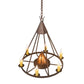 2nd Ave Lighting 30″ Wide Desert Arrow Chandelier