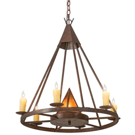 2nd Ave Lighting 30″ Wide Desert Arrow Chandelier