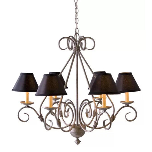 2nd Ave Lighting 30″ Wide Olivia 6 Light Chandelier