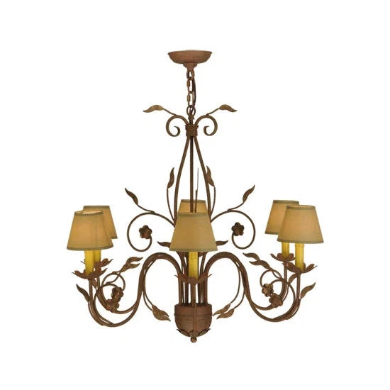 2nd Ave Lighting 31″ Bordeaux 6 LT Chandelier