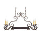 2nd Ave Lighting 32″ Long Eloise 4 Light Pot Rack