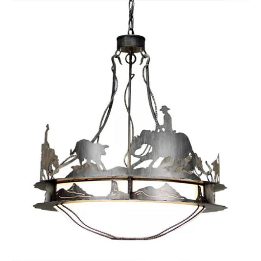 2nd Ave Lighting 32″ Wide Ponderosa Inverted Pendant
