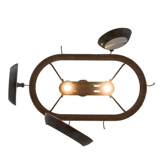 2nd Ave Lighting 32″L Harmony 2 LT Pot Rack