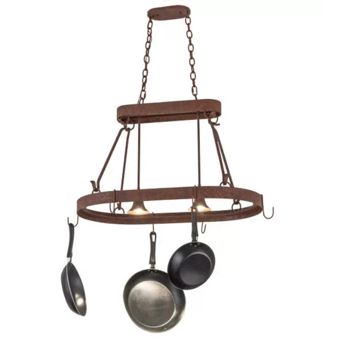 2nd Ave Lighting 32″L Harmony 2 LT Pot Rack
