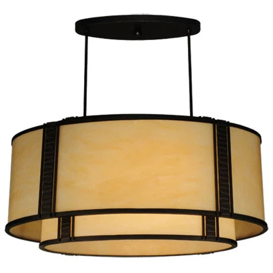 2nd Ave Lighting 32″L Palisade Oval Pendant