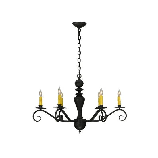 2nd Ave Lighting 33″ Wide Emory 6 Light Chandelier