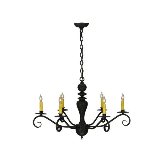 2nd Ave Lighting 33″ Wide Emory 6 Light Chandelier