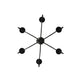 2nd Ave Lighting 33″ Wide Emory 6 Light Chandelier