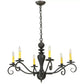 2nd Ave Lighting 33″ Wide Emory 6 Light Chandelier