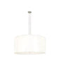 2nd Ave Lighting 36″ Cilindro White Cotton Pendant