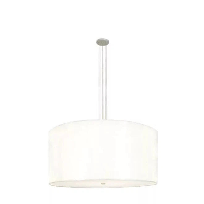 2nd Ave Lighting 36″ Cilindro White Cotton Pendant