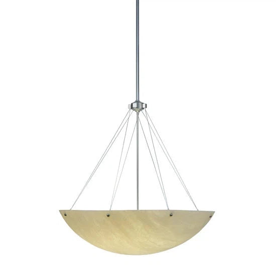 2nd Ave Lighting 36″ Cypola Alabaster Inverted Pendant