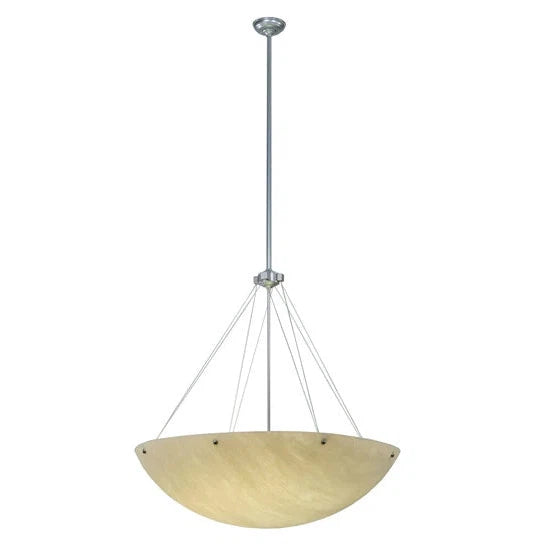 2nd Ave Lighting 36″ Cypola Alabaster Inverted Pendant