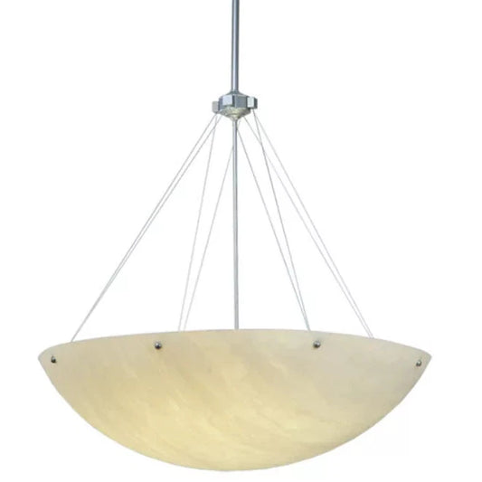 2nd Ave Lighting 36″ Cypola Alabaster Inverted Pendant
