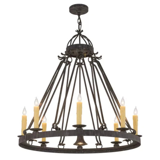 2nd Ave Lighting 36″ Lakeshore 8 LT with Downlight Chandelier