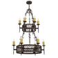 2nd Ave Lighting 36″ Toscano 12 LT Two Tier Chandelier