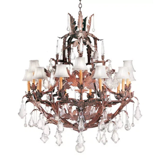 2nd Ave Lighting 36″ Wide French Baroque 16 Light Chandelier