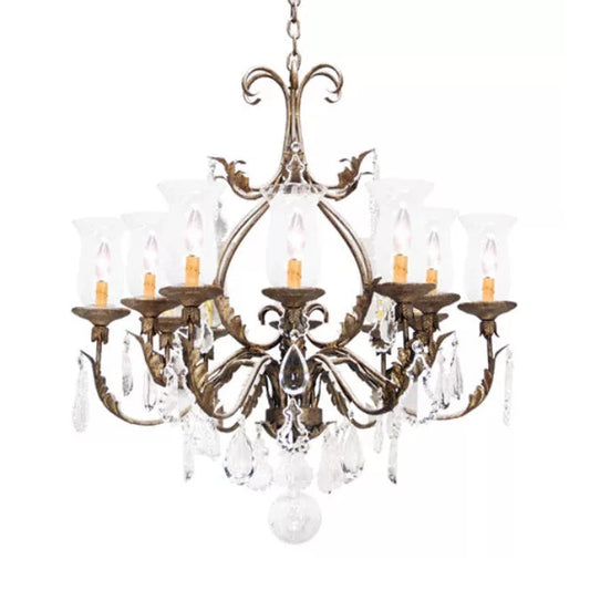 2nd Ave Lighting 36″ Wide French Elegance 12 Light Crystal Chandelier