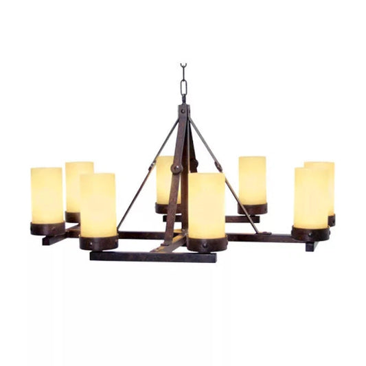 2nd Ave Lighting 36″ Wide Parker 8 Light Chandelier