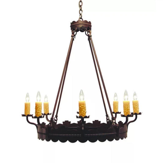 2nd Ave Lighting 36″ Wide Sergio 8 Light Chandelier