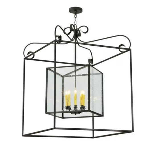 2nd Ave Lighting 36″Sq Kitzi Box Pendant