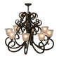 2nd Ave Lighting 37″ Belvedere 8 LT Chandelier