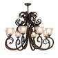 2nd Ave Lighting 37″ Belvedere 8 LT Chandelier