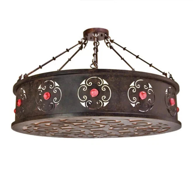 2nd Ave Lighting 38″ Wide Julianne Semi-Flushmount