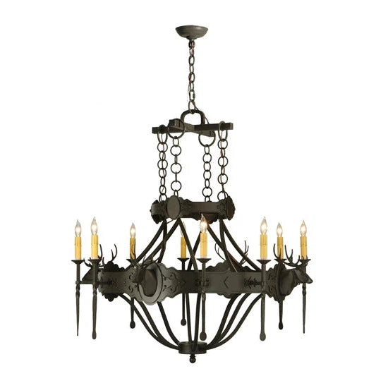 2nd Ave Lighting 40″ Stag 8 LT Chandelier