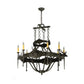 2nd Ave Lighting 40″ Stag 8 LT Chandelier