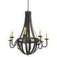 2nd Ave Lighting 42″ Barrel Stave Metallo 8 LT Chandelier