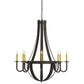 2nd Ave Lighting 42″ Barrel Stave Metallo 8 LT Chandelier