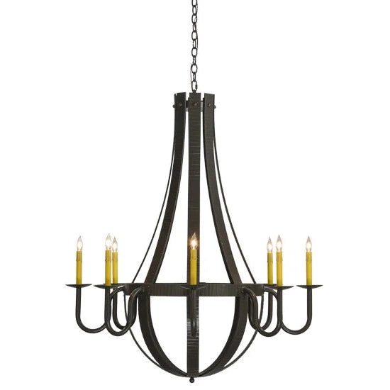 2nd Ave Lighting 42″ Barrel Stave Metallo 8 LT Chandelier