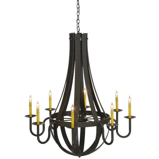 2nd Ave Lighting 42″ Barrel Stave Metallo 8 LT Chandelier