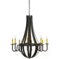 2nd Ave Lighting 42″ Barrel Stave Metallo 8 LT Chandelier