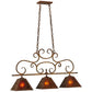 2nd Ave Lighting 42″ Long Bandolei 3 Light Island Pendant