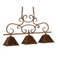 2nd Ave Lighting 42″ Long Bandolei 3 Light Island Pendant