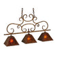 2nd Ave Lighting 42″ Long Bandolei 3 Light Island Pendant