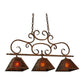 2nd Ave Lighting 42″ Long Bandolei 3 Light Island Pendant