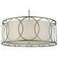 2nd Ave Lighting 42″ Wide Cilindro Hoops Pendant