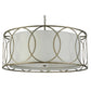 2nd Ave Lighting 42″ Wide Cilindro Hoops Pendant