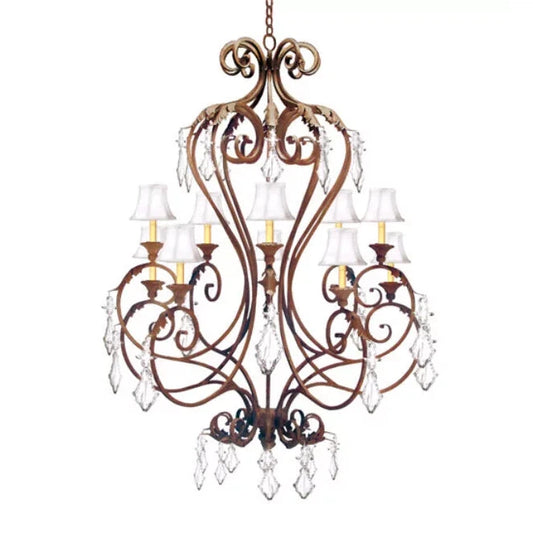 2nd Ave Lighting 42″ Wide Josephine 10 Light Chandelier