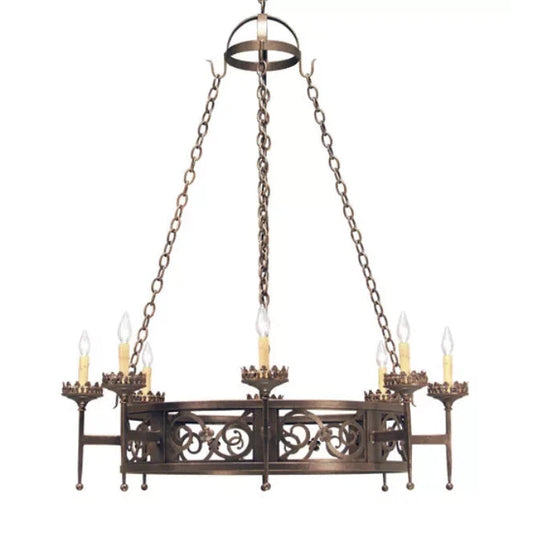 2nd Ave Lighting 42″ Wide Majella 8 Light Chandelier