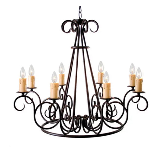 2nd Ave Lighting 42″ Wide Marguerite 8 Light Chandelier