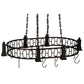 2nd Ave Lighting 42.5″L Revival Deco Oblong Pot Rack