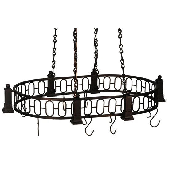 2nd Ave Lighting 42.5″L Revival Deco Oblong Pot Rack
