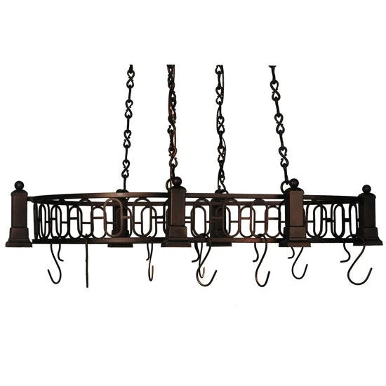 2nd Ave Lighting 42.5″L Revival Deco Oblong Pot Rack