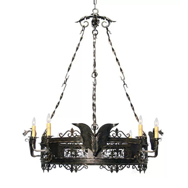 2nd Ave Lighting 46″ Wide Dragone 8 Light Chandelier