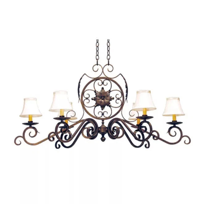 2nd Ave Lighting 48" Long Christabel Oblong Chandelier